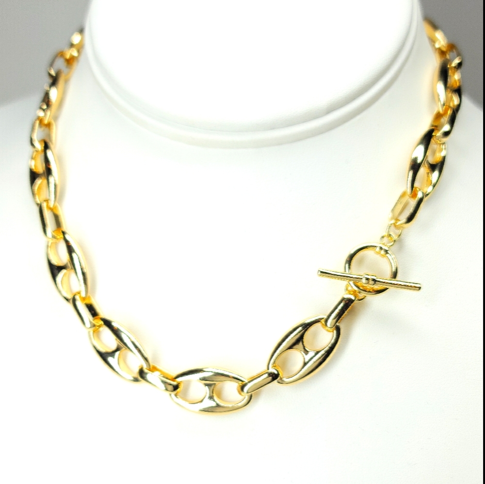 Chic Puff Mariner Chain Links with Toggle … - Picture 2 of 11